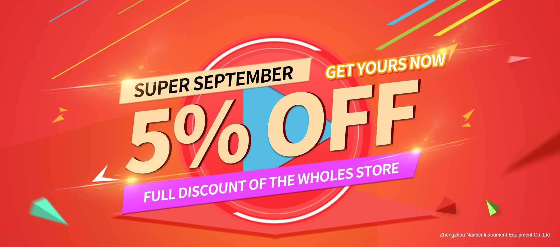 Super September 5% OFF